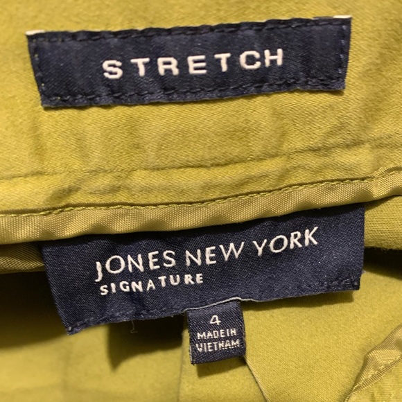 Jones New York cropped pants - green, size 4 - Picture 5 of 6